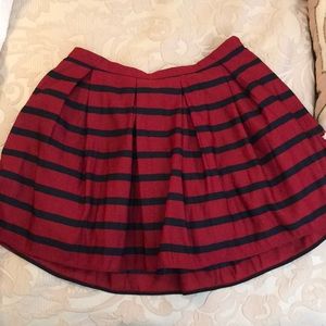 NWT Red and Blue Mini Skirt